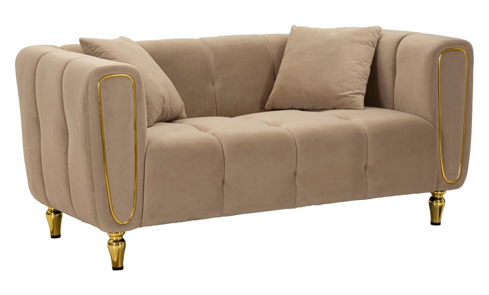 SOFA ALMA GREY WITH CUSHIONS CM 155X81X71