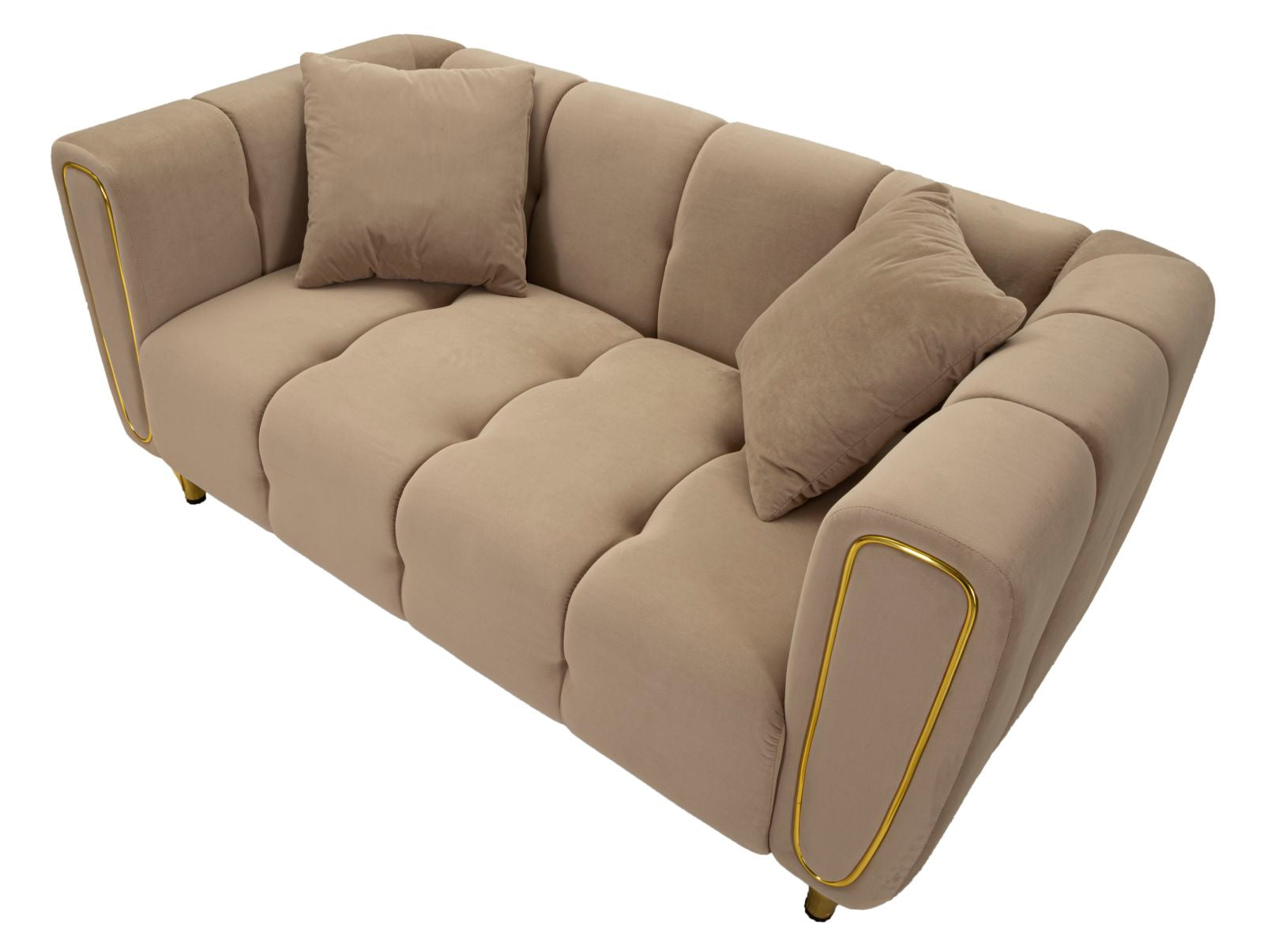 SOFA ALMA GREY WITH CUSHIONS CM 155X81X71