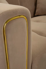 SOFA ALMA GREY WITH CUSHIONS CM 155X81X71