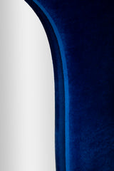 Miroir mural Theodor Velours Bleu Électrique
