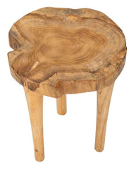 Tabouret en teck recyclé