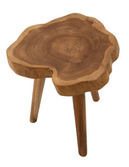 Tabouret en teck recyclé