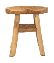 Tabouret Teck recyclé