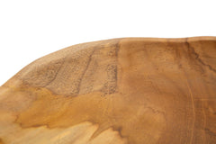 Plateau Wahan Teck recyclé avec poignées