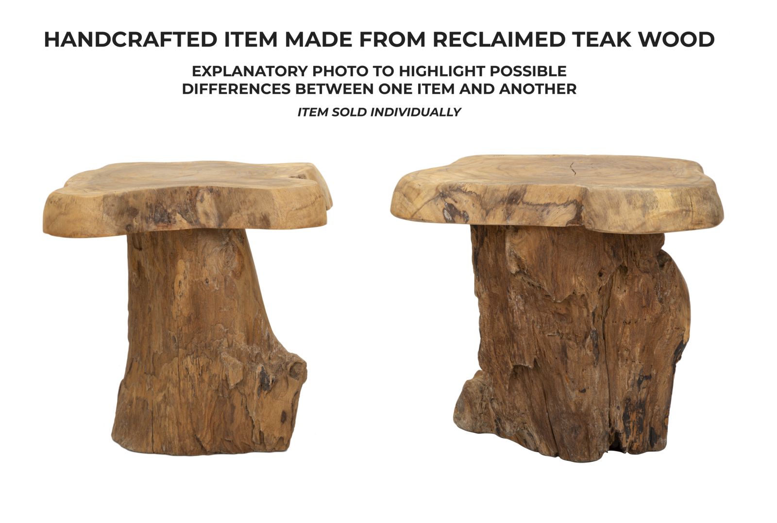 BINGTANG KECIL STOOL TEAK CM Ø 36X32