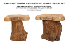 BINGTANG KECIL STOOL TEAK CM Ø 36X32