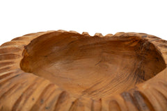 Plateau arrondi Geris Teck recyclé sculpté