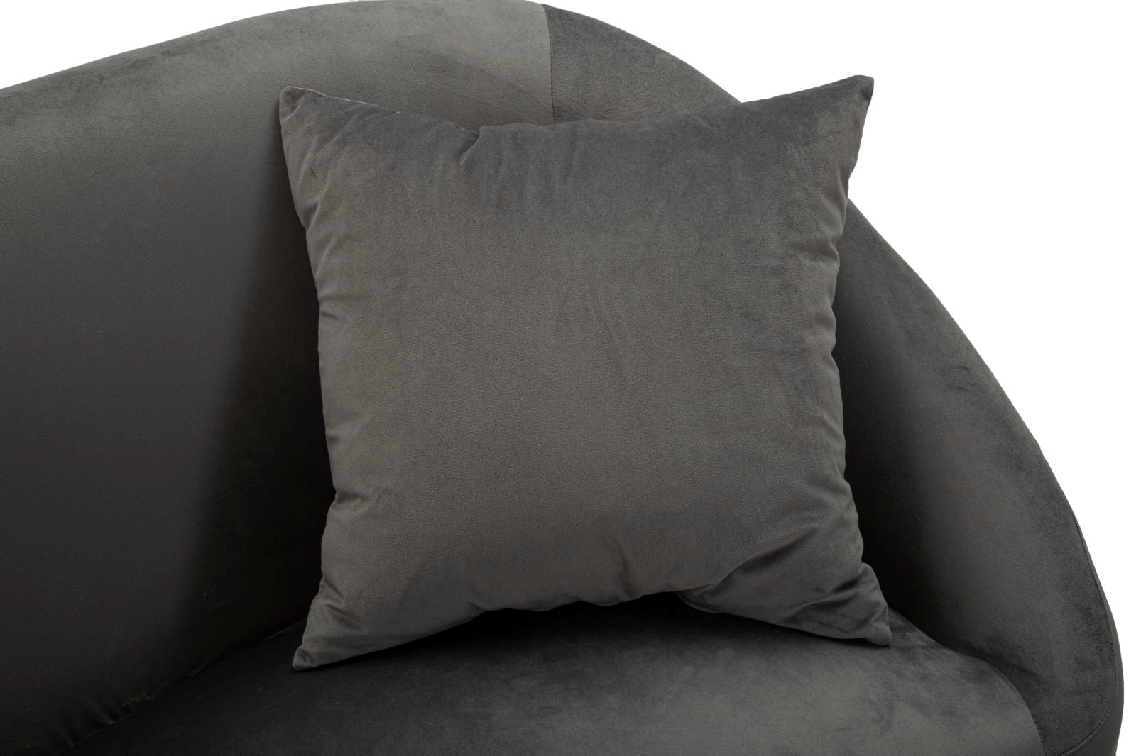 SOFA SILVERY WITH CUSHIONS CM 137X69X79