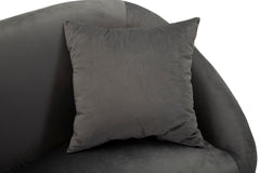 SOFA SILVERY WITH CUSHIONS CM 137X69X79