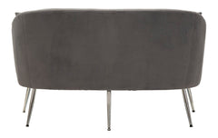 SOFA SILVERY WITH CUSHIONS CM 137X69X79