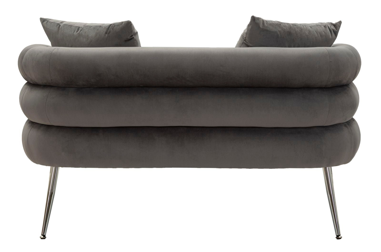 SOFA SILVERY PLUS WITH CUSHIONS  CM 133X68X69