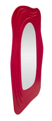 Miroir mural sinueux Dafne Fuchsia