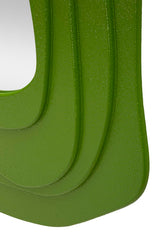 Miroir mural sinueux Dalia Vert