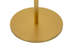 Table d'appoint en métal doré