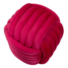 Tabouret Softy Velours Fuchsia