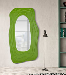 Miroir mural sinueux Dafne Vert