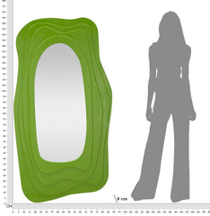 Miroir mural sinueux Dafne Vert