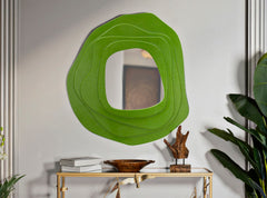 Miroir mural sinueux Dalia Vert