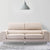 Canapé 3 places Altopi tissu beige