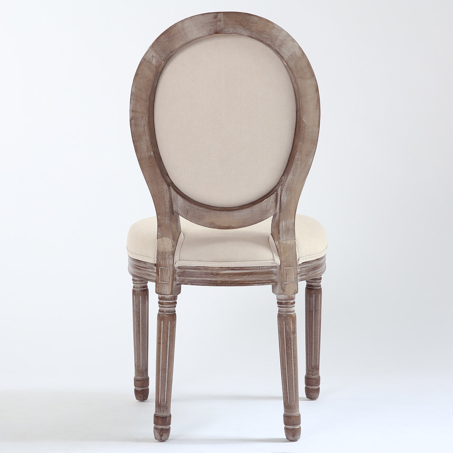 Chaise médaillon Royale type Louis XVI vue de dos 