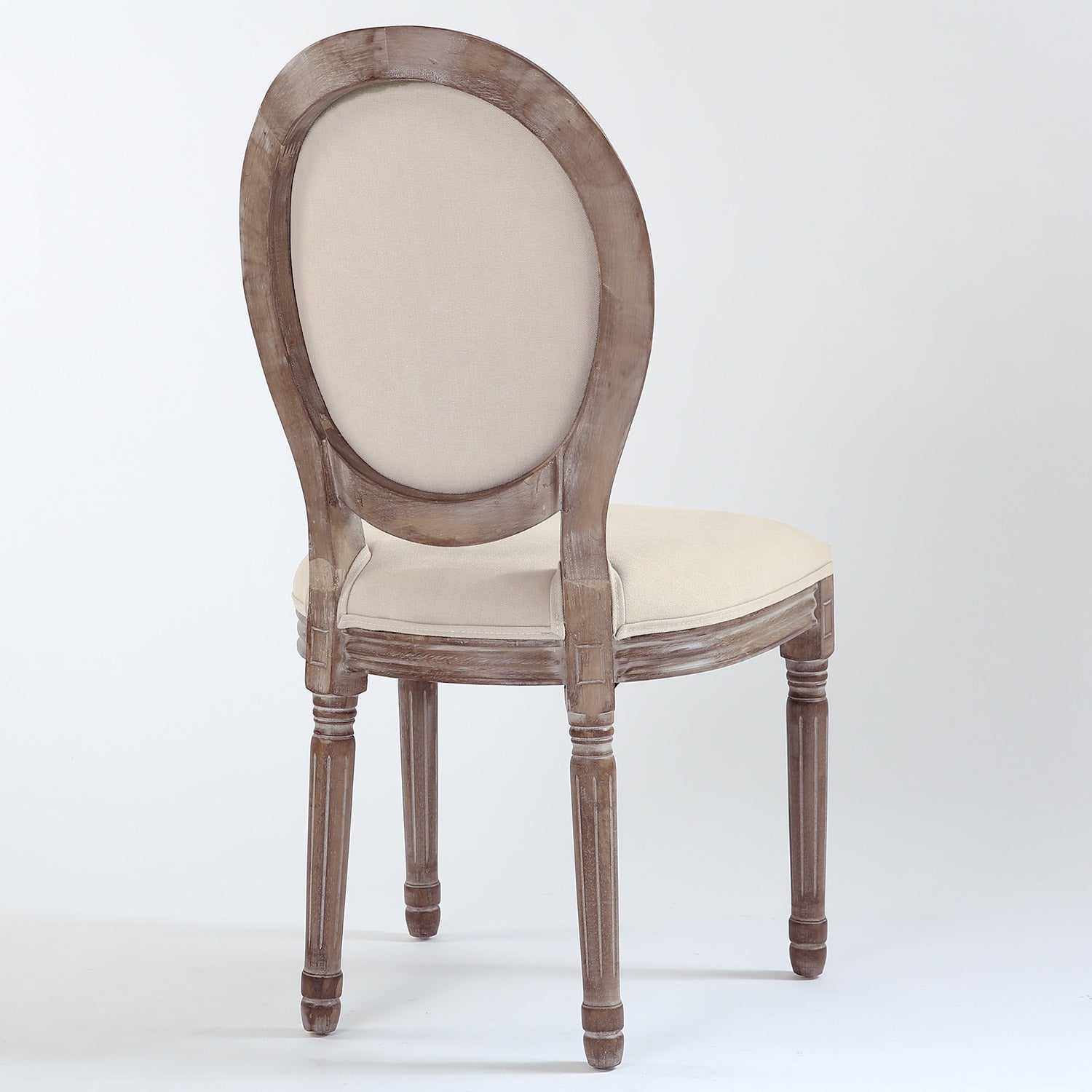 Chaise médaillon Royale type Louis XVI vue de dos 