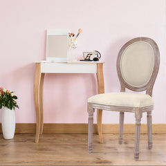 Lot de 20 chaises de style, chaises Louis XVI tissu beige