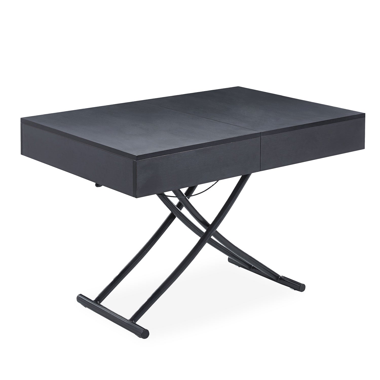 Table basse relevable Sundance Noir mat