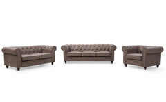 Fauteuil Abir au design rétro en simili cuir