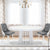 Lot de 2 chaises Aimles scandinaves blanc et gris