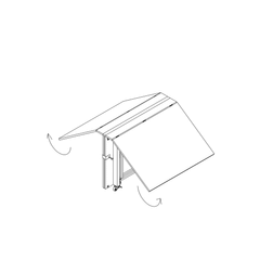 Table console Cesae extensible 300 cm effet marbre blanc
