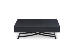 Table basse relevable Sundance Noir mat