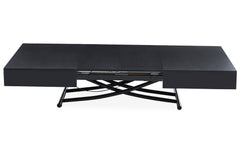 Table basse relevable Sundance Noir mat