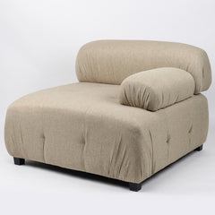 Canapé design modulable et transformable Hollywood Tissu Taupe clair