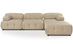 Canapé design modulable et transformable Hollywood Tissu Beige