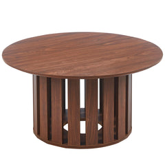 Ensemble de tables basses Cimfus bois foncé