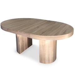 Table extensible Alender ronde chêne clair