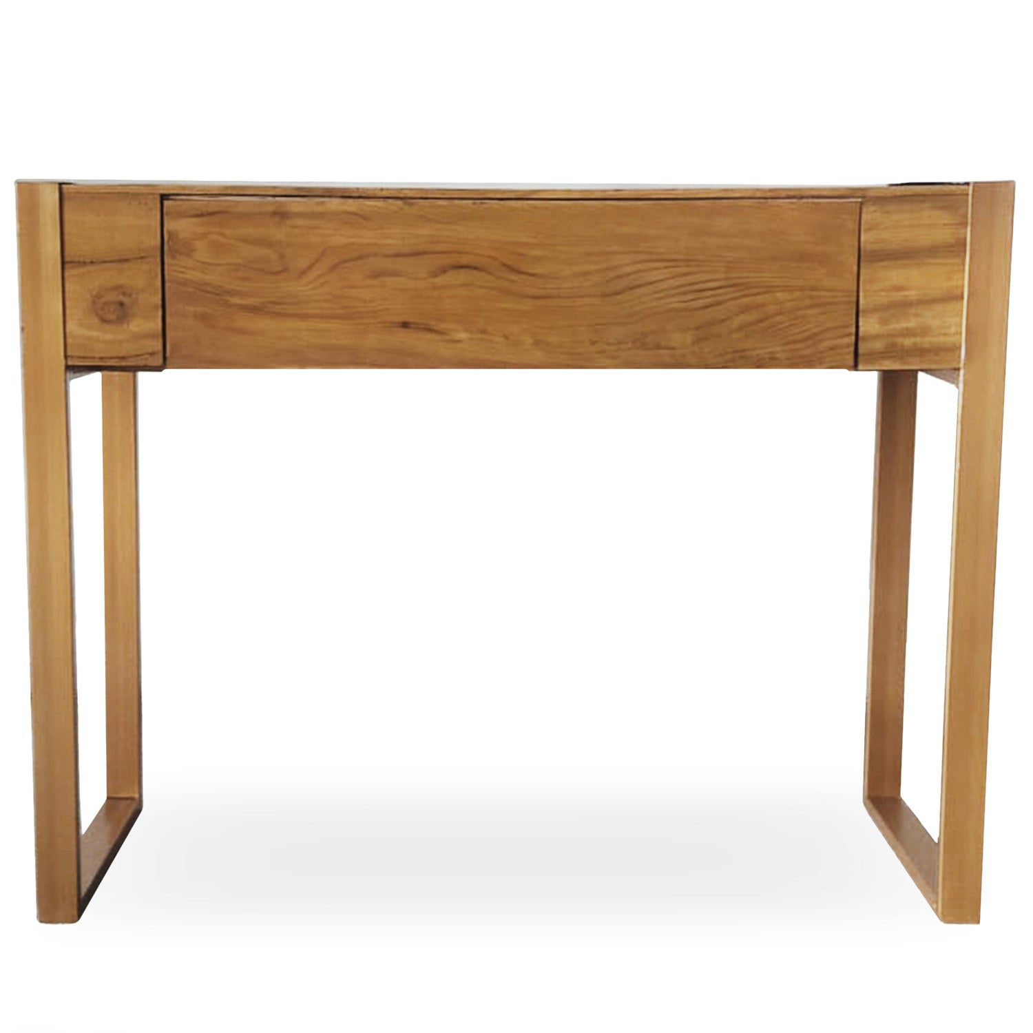 Bureau Polomia 1 tiroir Bois et Or