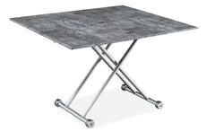 Table basse Adas à plateau relevable effet béton