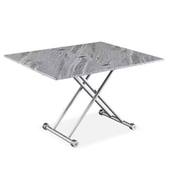 Table basse modulable Adas en effet marbre