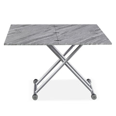 Table basse modulable Adas en effet marbre