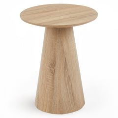 Ensemble de tables basses rondes Ciria en bois clair