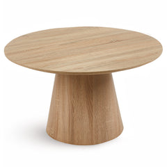 Ensemble de tables basses rondes Ciria en bois clair