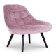 Fauteuil Danios Velours Rose