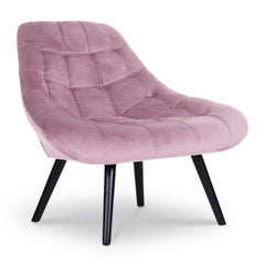 Fauteuil Danios Velours Rose