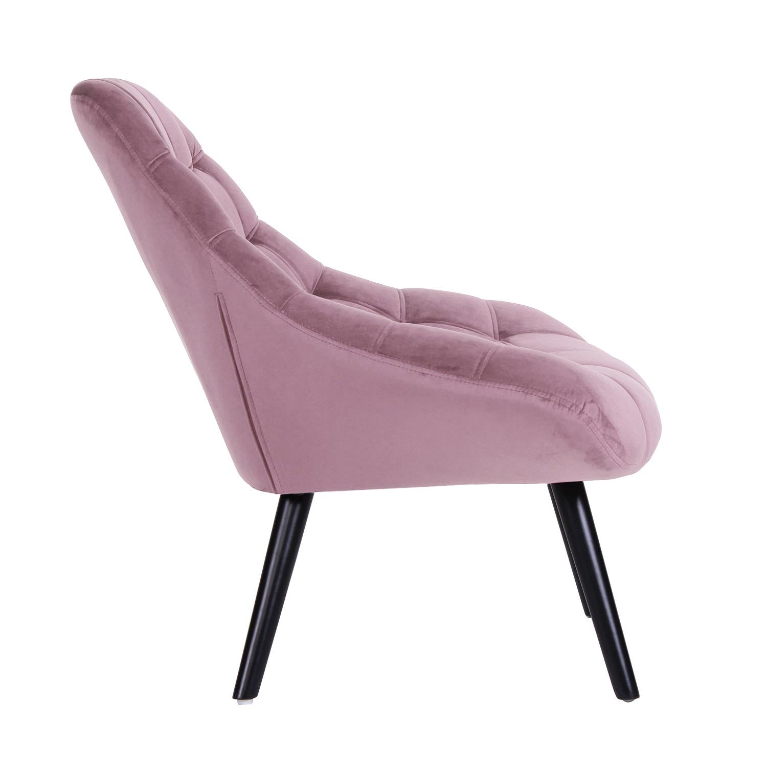 Fauteuil Danios Velours Rose
