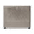 Tête de lit 140 cm en velours taupe