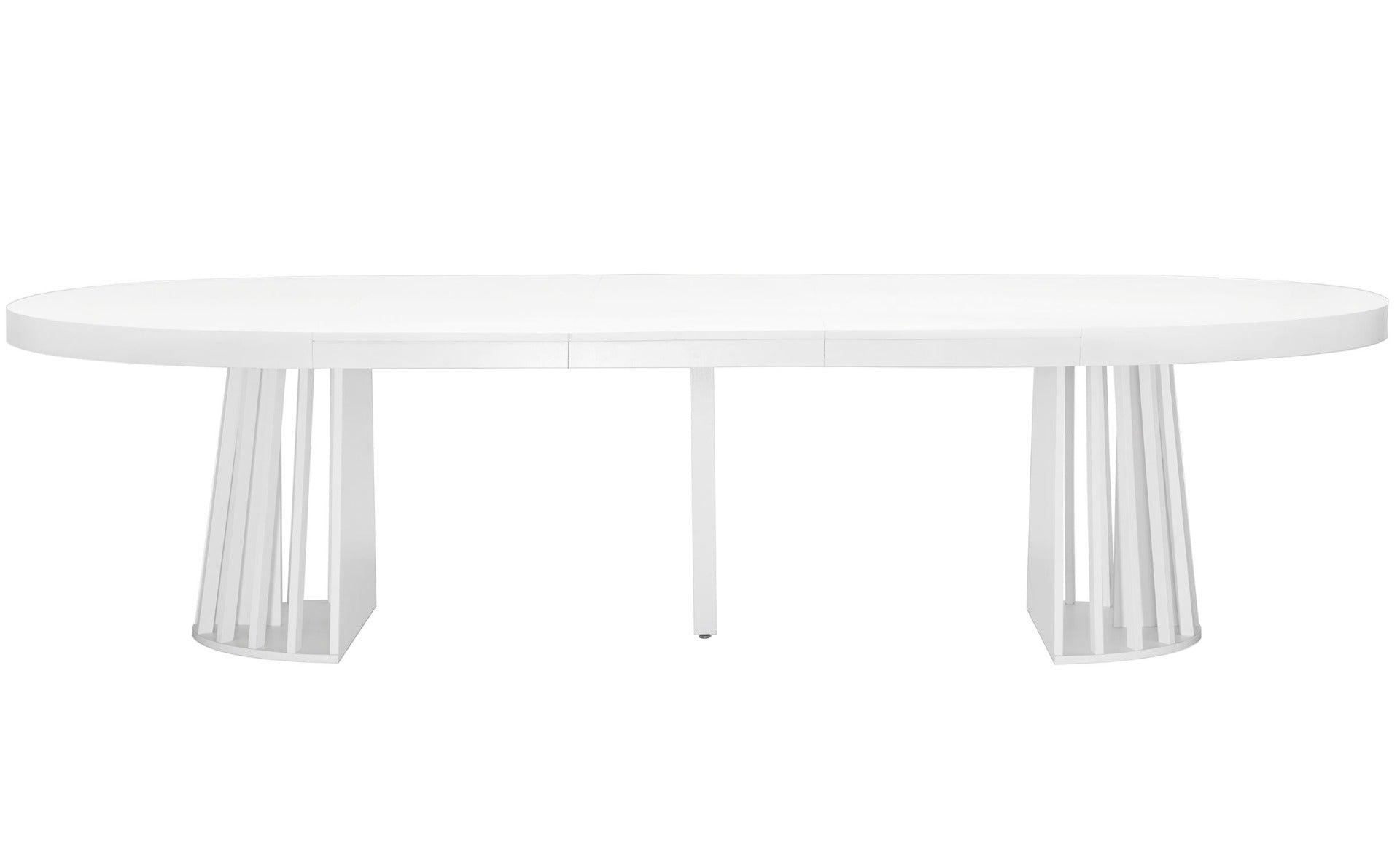 Table ronde extensible Eliza Blanc