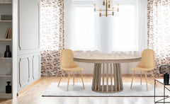 Table ovale extensible Eliza Chêne clair