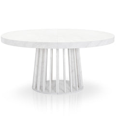 Table ronde extensible Eliza Effet Marbre