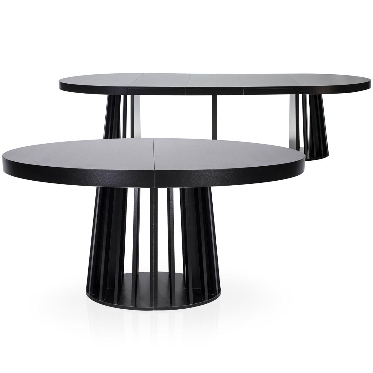 Table ronde extensible Eliza Noir